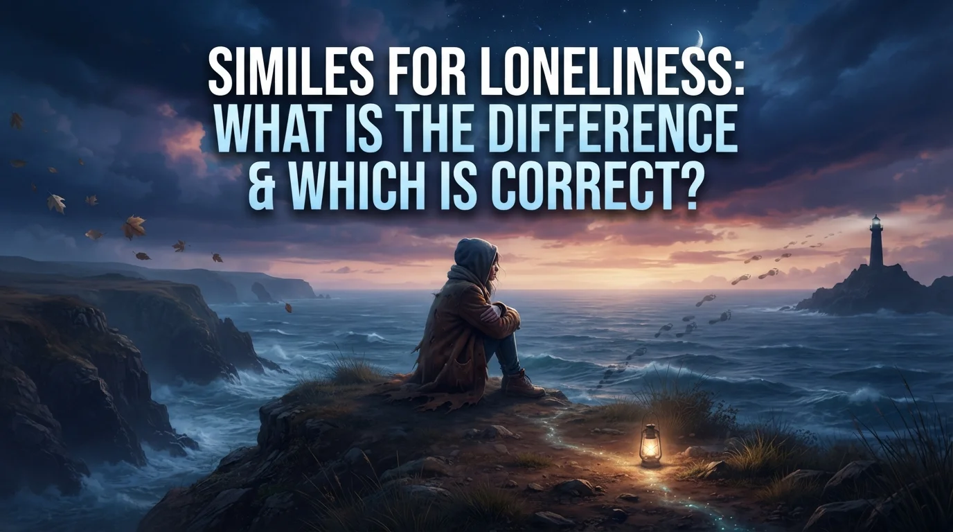 Similes For Loneliness With Grammar Skillz